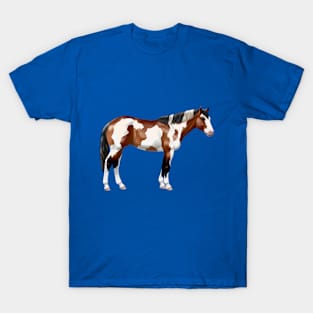 Brown Bay Tovero Pinto Paint Horse T-Shirt